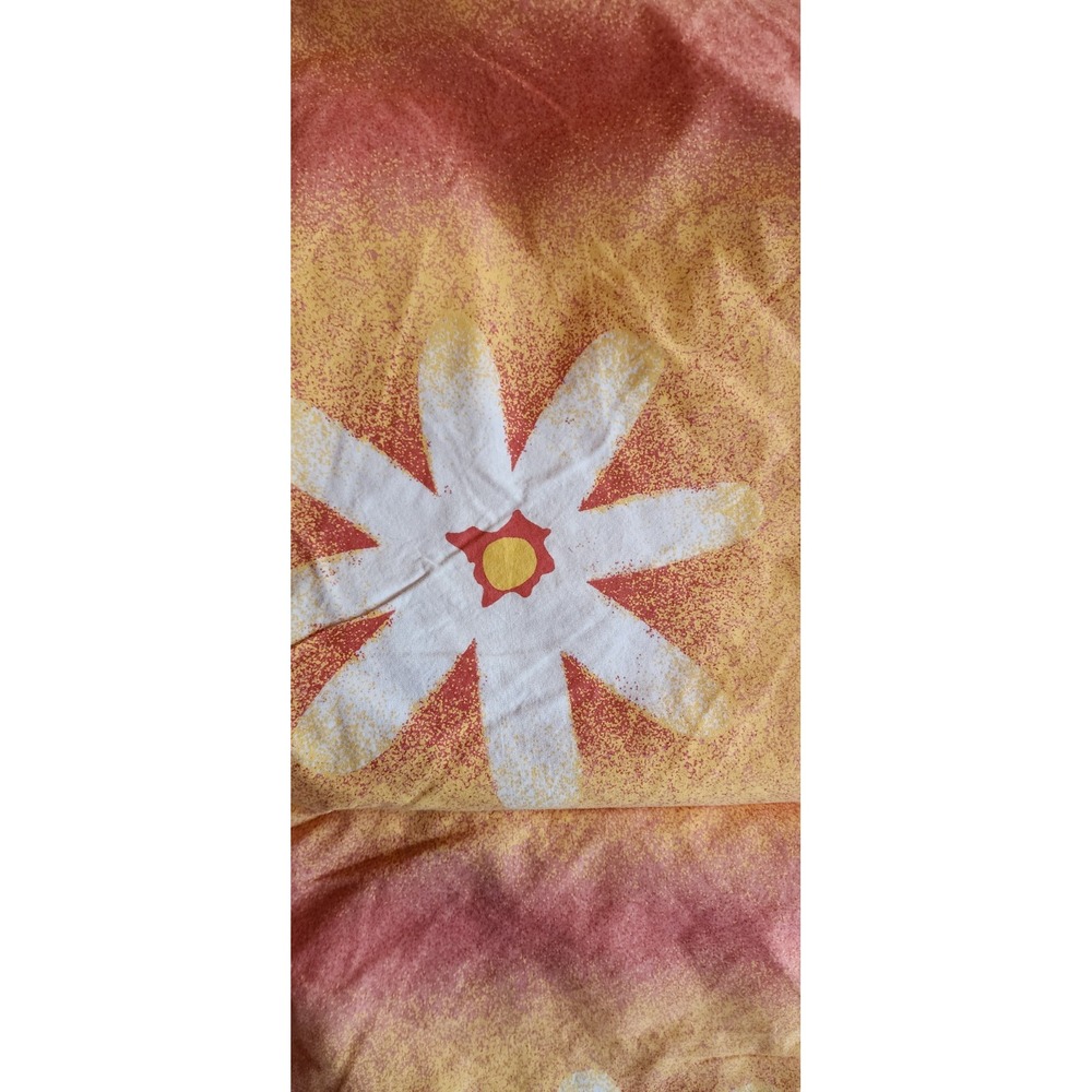Rare Girls Duvet Cover Set Twin American Girl Orange Floral Heart Pil Sham 82x65 - Picture 3 of 11